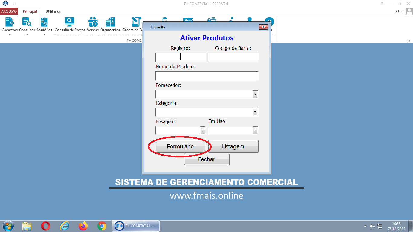 Ativando Produtos e Corrigindo Cadastros