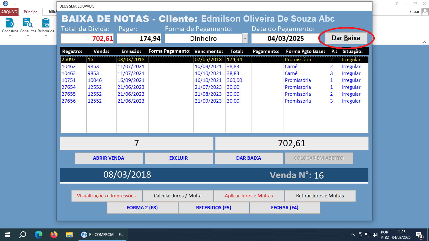 Recebendo Pagamentos de Notas de Saída Recebendo Pagamentos de Notas de Saída