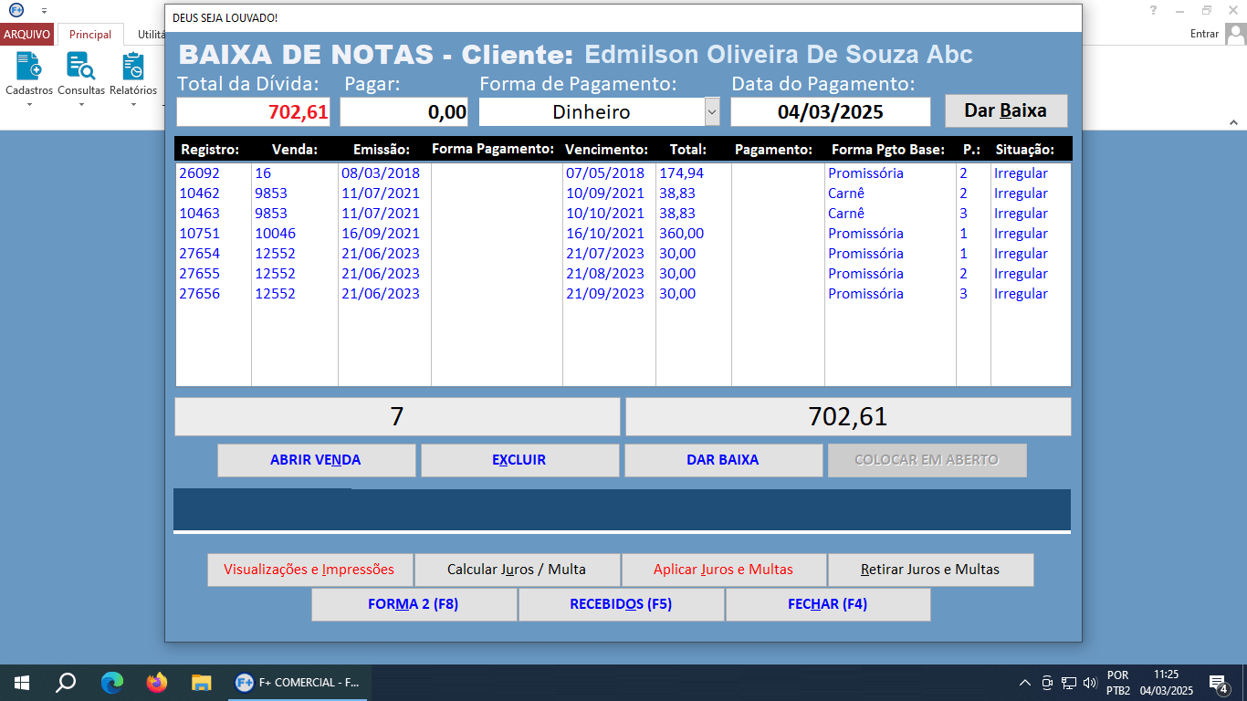 Recebendo Pagamentos de Notas de Saída Recebendo Pagamentos de Notas de Saída