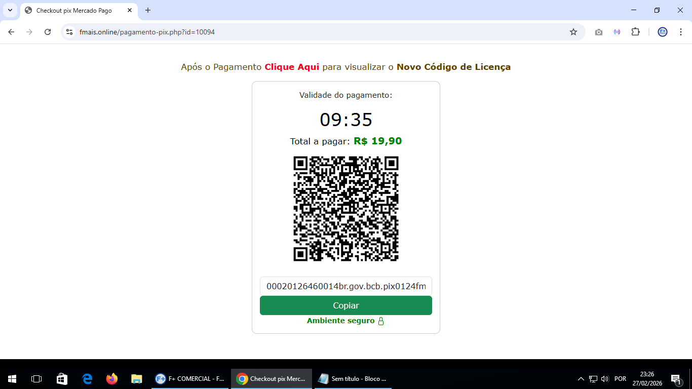 Licenciando o Sistema