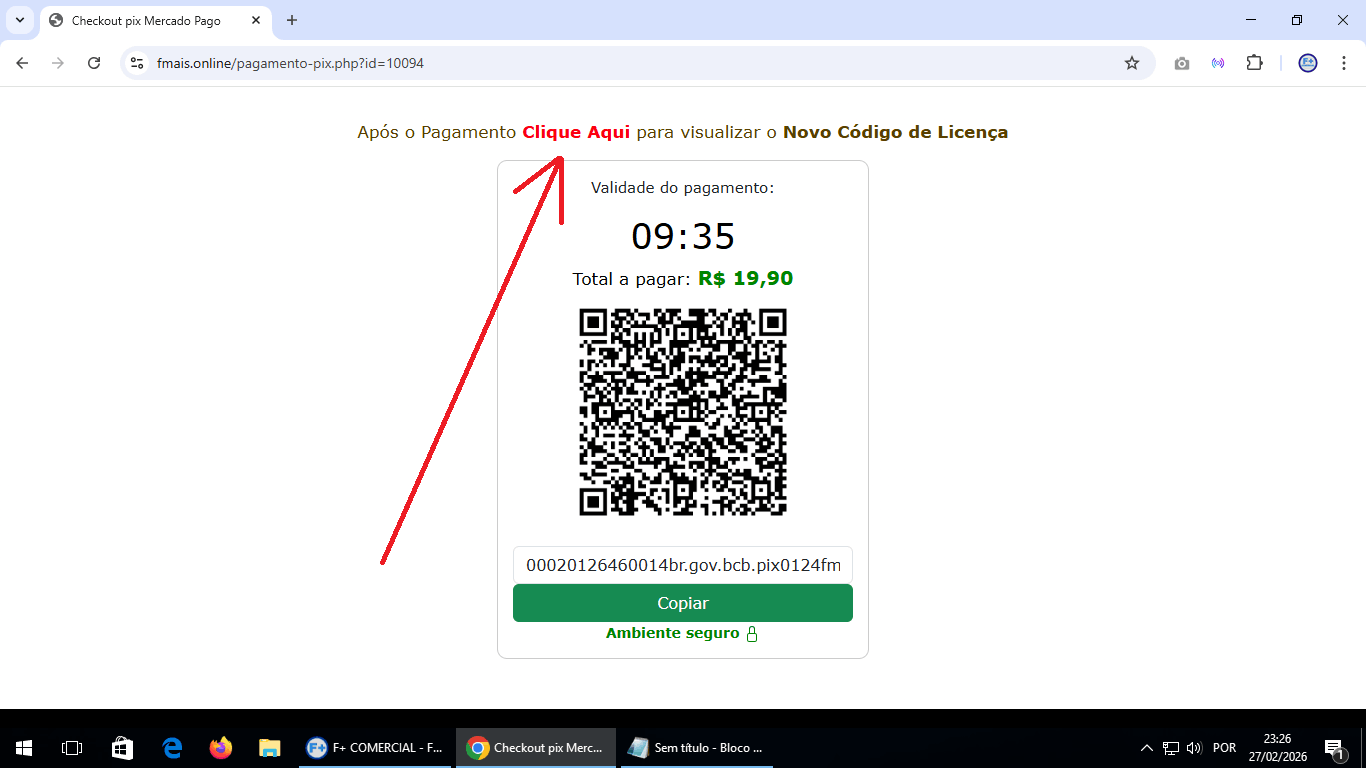 Licenciando o Sistema