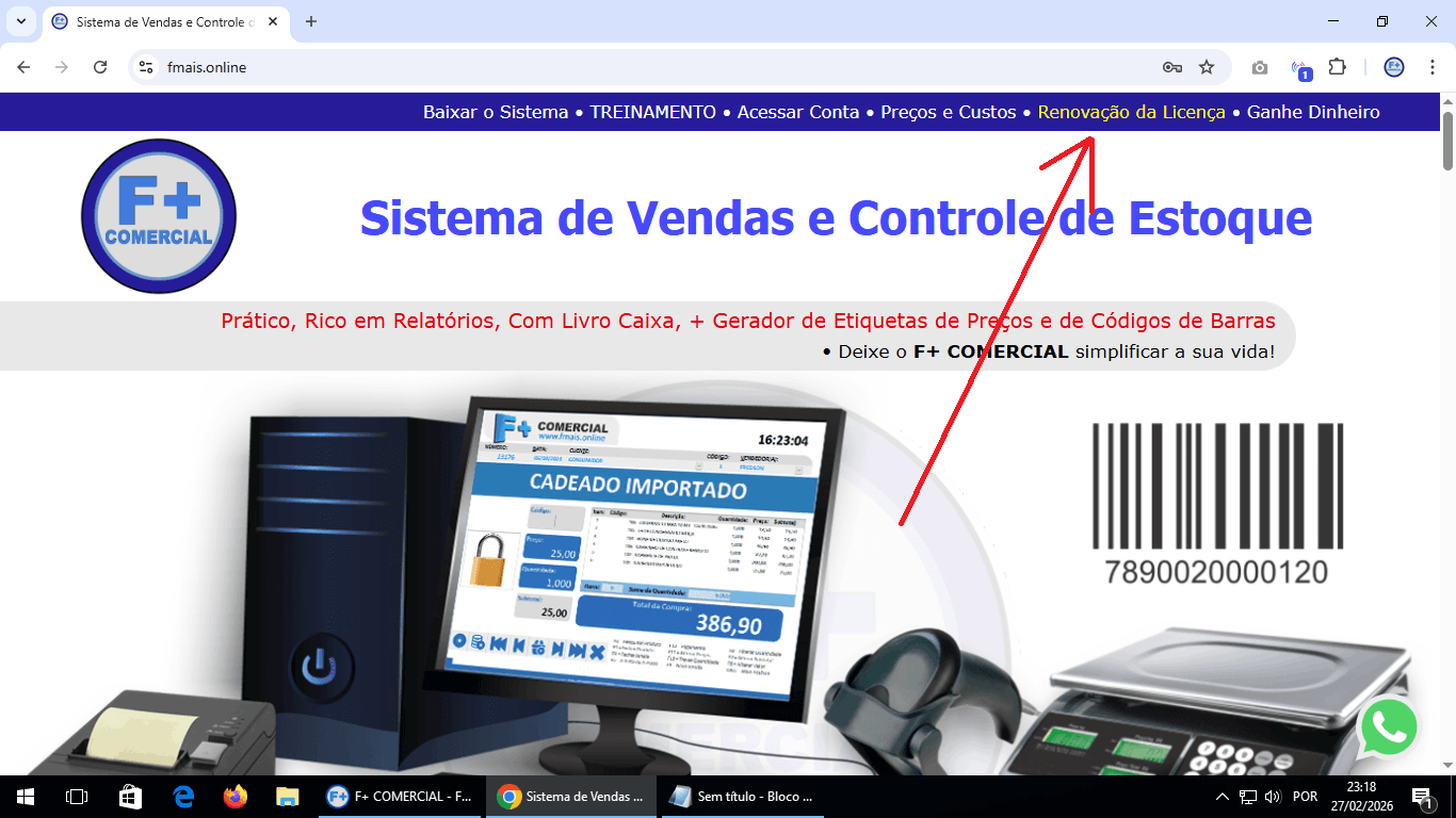 Licenciando o Sistema