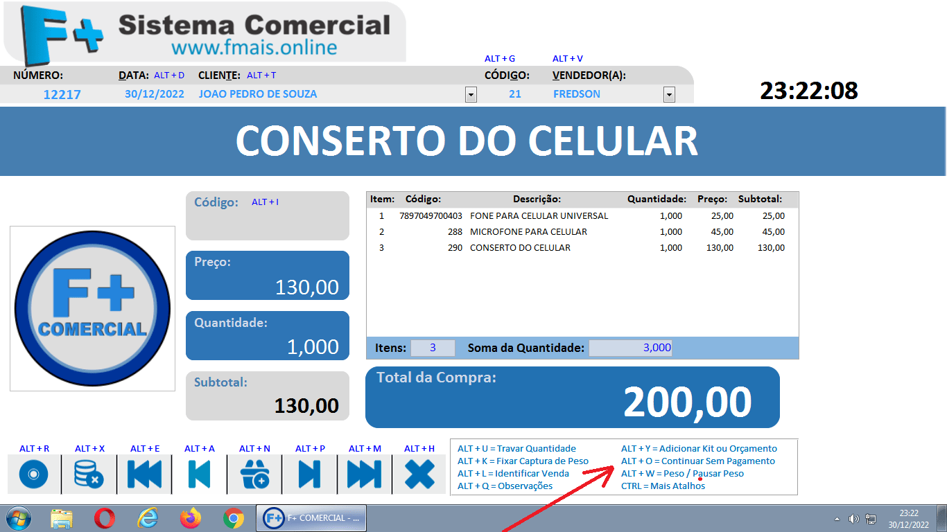 Criando Ordem de Serviço