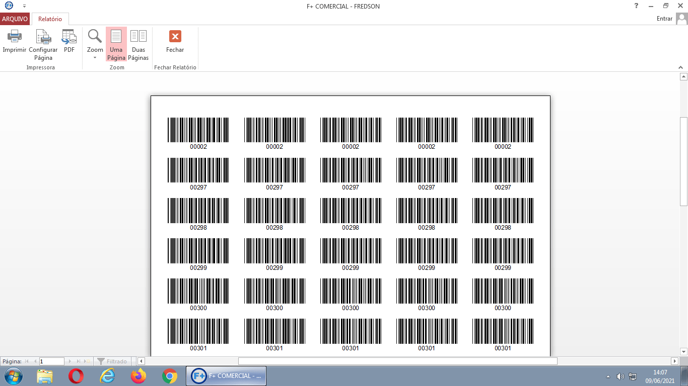 Etiquetas de Códigos de Barras 1