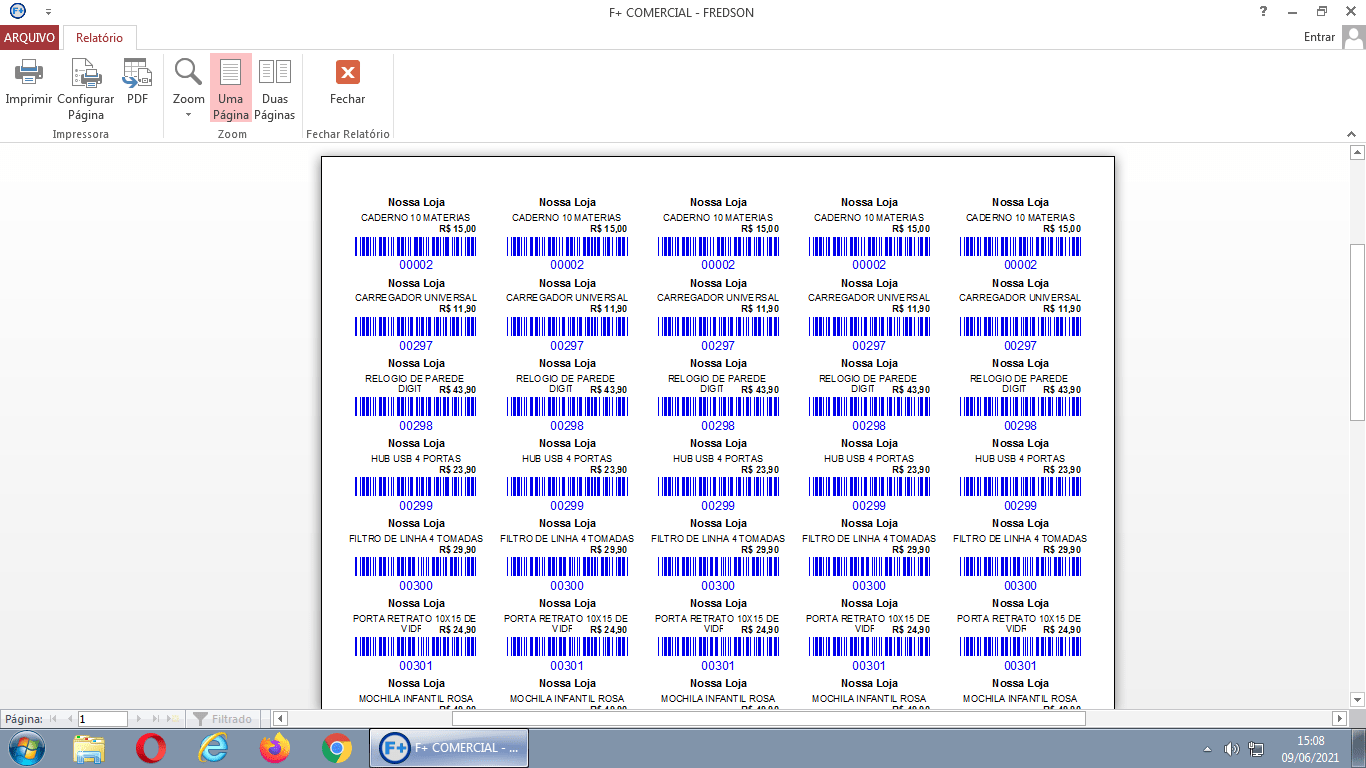 Etiquetas de Códigos de Barras 6