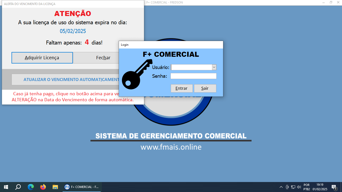 Licenciando o Sistema Licenciando o Sistema