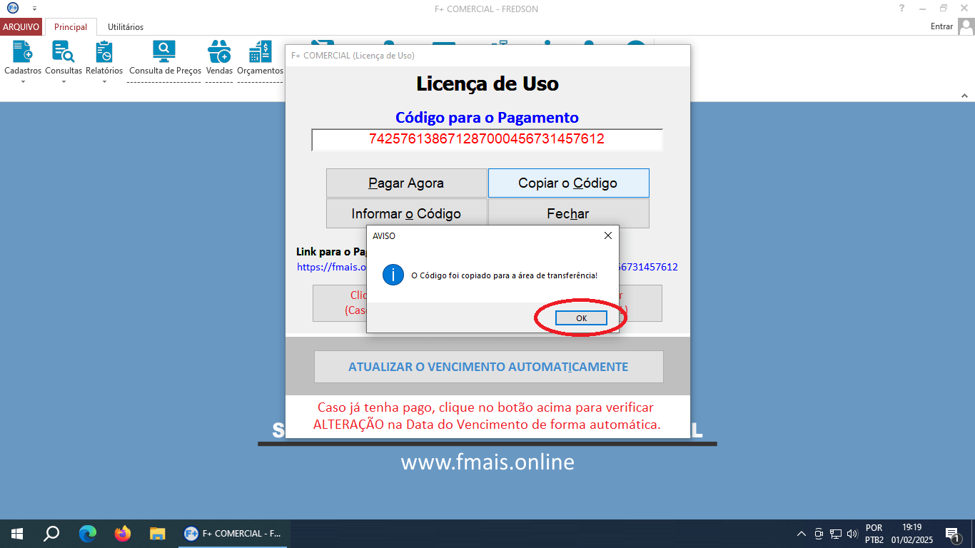 Licenciando o Sistema Licenciando o Sistema