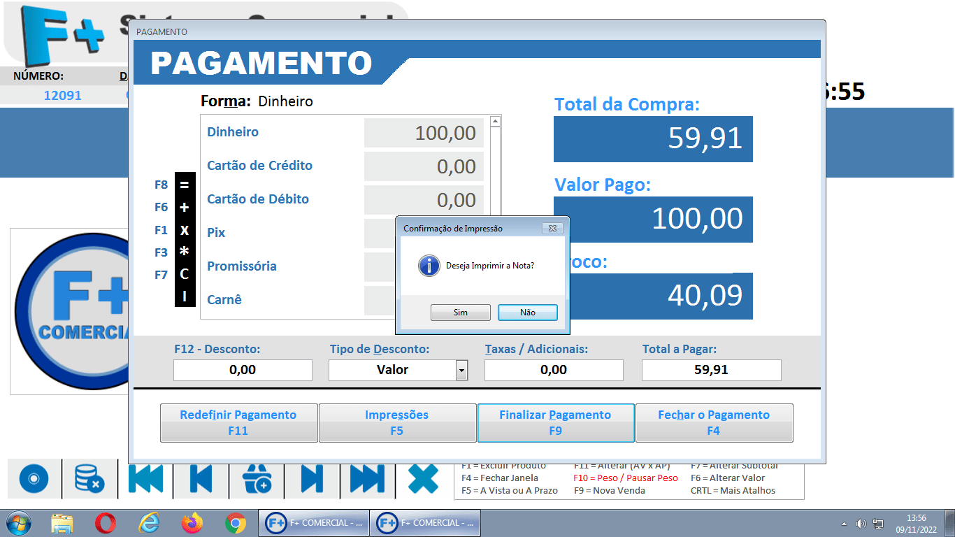 Vendas com Balança