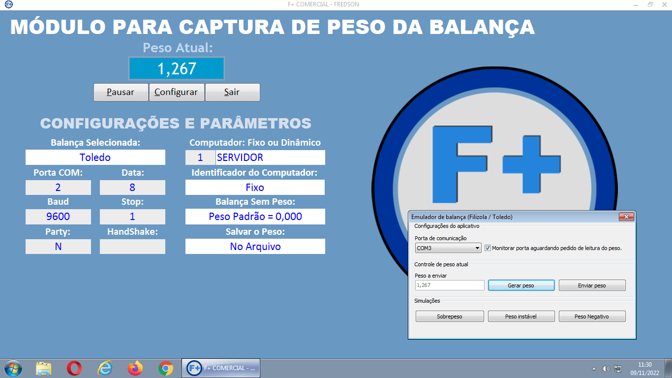 Vendas com Balança