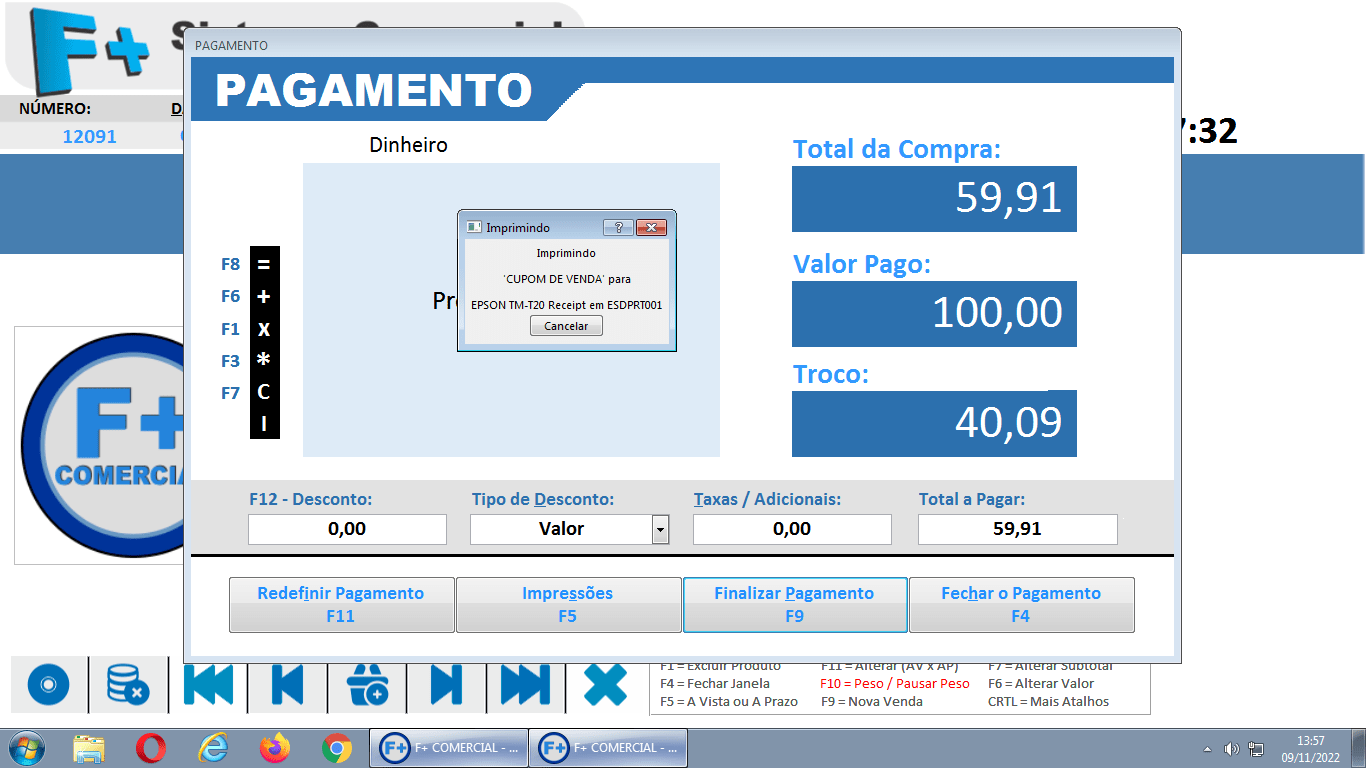 Vendas com Balança